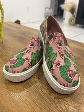 Melissa cactus slip ons.